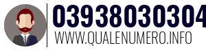 Numero di telefono 03938030304 03938030304