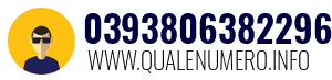 Numero di telefono 0393806382296 0393806382296