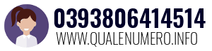 Numero di telefono 0393806414514 0393806414514