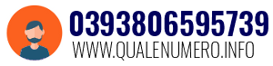 Numero di telefono 0393806595739 0393806595739