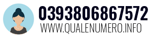 Numero di telefono 0393806867572 0393806867572