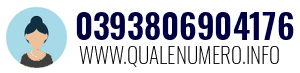 Numero di telefono 0393806904176 0393806904176