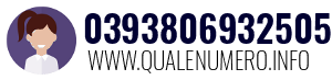 Numero di telefono 0393806932505 0393806932505