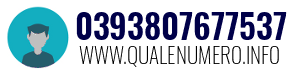Numero di telefono 0393807677537 0393807677537