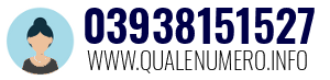 Numero di telefono 03938151527 03938151527