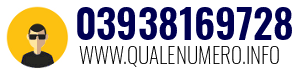 Numero di telefono 03938169728 03938169728