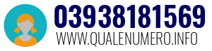 Numero di telefono 03938181569 03938181569