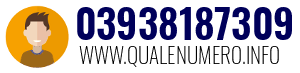 Numero di telefono 03938187309 03938187309