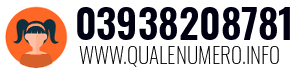 Numero di telefono 03938208781 03938208781