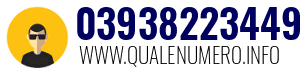 Numero di telefono 03938223449 03938223449