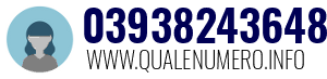 Numero di telefono 03938243648 03938243648