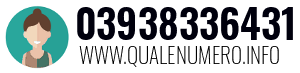 Numero di telefono 03938336431 03938336431