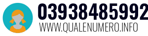 Numero di telefono 03938485992 03938485992