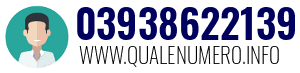 Numero di telefono 03938622139 03938622139