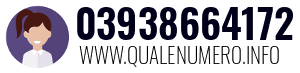 Numero di telefono 03938664172 03938664172