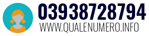 Numero di telefono 03938728794 03938728794