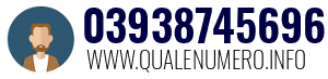 Numero di telefono 03938745696 03938745696