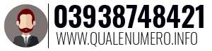 Numero di telefono 03938748421 03938748421