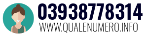 Numero di telefono 03938778314 03938778314