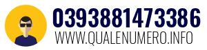 Numero di telefono 0393881473386 0393881473386