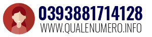 Numero di telefono 0393881714128 0393881714128