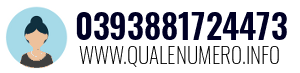 Numero di telefono 0393881724473 0393881724473