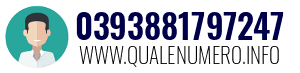 Numero di telefono 0393881797247 0393881797247