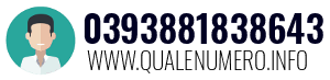 Numero di telefono 0393881838643 0393881838643