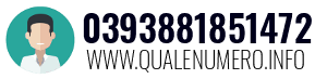 Numero di telefono 0393881851472 0393881851472