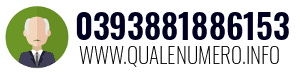 Numero di telefono 0393881886153 0393881886153