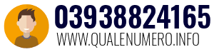 Numero di telefono 03938824165 03938824165