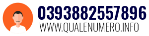 Numero di telefono 0393882557896 0393882557896