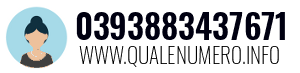 Numero di telefono 0393883437671 0393883437671