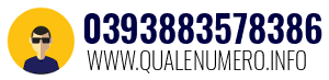 Numero di telefono 0393883578386 0393883578386