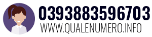 Numero di telefono 0393883596703 0393883596703