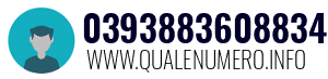 Numero di telefono 0393883608834 0393883608834