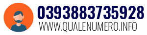 Numero di telefono 0393883735928 0393883735928