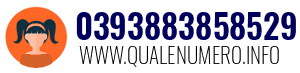 Numero di telefono 0393883858529 0393883858529