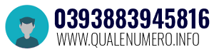 Numero di telefono 0393883945816 0393883945816
