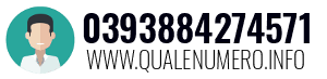 Numero di telefono 0393884274571 0393884274571