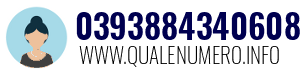 Numero di telefono 0393884340608 0393884340608