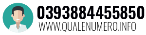 Numero di telefono 0393884455850 0393884455850