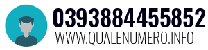 Numero di telefono 0393884455852 0393884455852