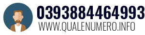 Numero di telefono 0393884464993 0393884464993