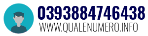 Numero di telefono 0393884746438 0393884746438