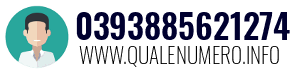 Numero di telefono 0393885621274 0393885621274
