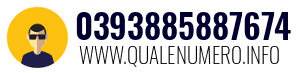 Numero di telefono 0393885887674 0393885887674