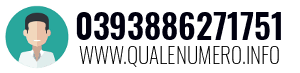 Numero di telefono 0393886271751 0393886271751