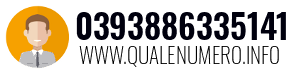 Numero di telefono 0393886335141 0393886335141