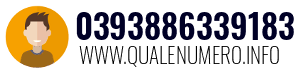 Numero di telefono 0393886339183 0393886339183